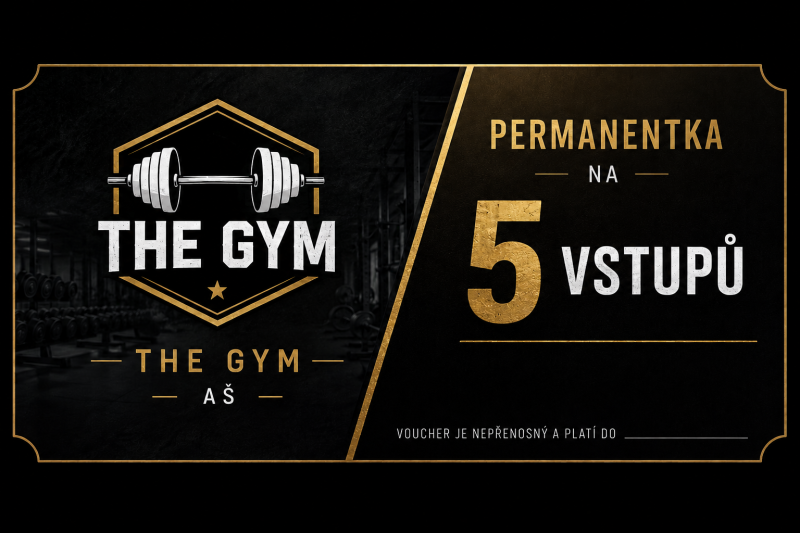 Voucher The Gym 5 vstupů 